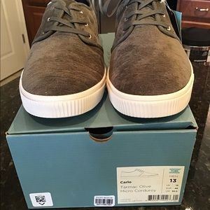 New Micro Corduroy Toms Men Size 13 US 46 Euro
